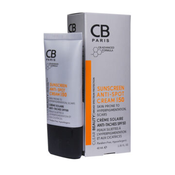 کرم ضد آفتاب پوست دارای لک SPF۵۰ سی بی پاریس ۴۰ میلی لیتر