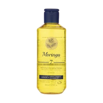 شامپو حجم دهنده و انرژی بخش ۷ مورینگا امو مناسب موهای چرب200ml