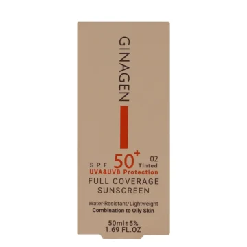 کرم ضد آفتاب رنگی پوست چرب کد 02 SPF50