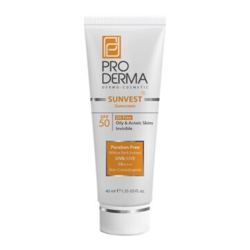 ضد آفتاب فاقد چربی پوست چرب SPF50 سان وست بی رنگ
