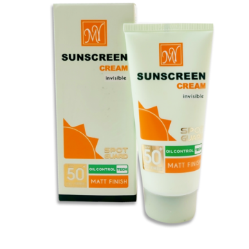 کرم ضد آفتاب اسپات گارد مات 4 کاره بی رنگ مای spf50
